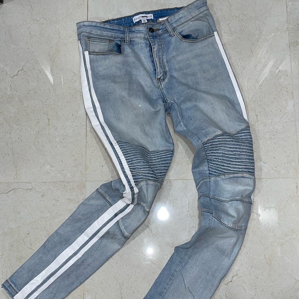 Fashion Nova Man Blue Denim